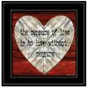 "Measure of Love" by Cindy Jacobs; Ready to Hang Framed Print; Black Frame