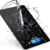 Kitchen Scale Digital Food Scales Bascula Electronic Cooking Scale Weight Touch Screen Glass Top Diet 5kg/11Lbs Accuracy 5 Core K 43