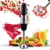 Hand Held Blender Stick 500 WATT Immersion 2 Speed Turbo Mixer 2 Titanium Blades