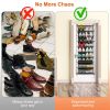 10 Tier Over The Door Shoe Rack Organizer Holder Hanging Storage Shelf for Closet Pantry Space Saver