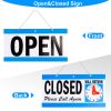 LED Open Sign 22.64x13.78In Business Neon Open Sign Advertisement Board