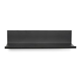 Hangman L-12-B No-Stud Floating Shelf (Black Powder Coat; 12-In.)