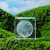 Moon; Cloud; 3D Cube Engraved Crystal Craft Ornaments; Desktop Bedroom Decorations; Creative Birthday Gifts