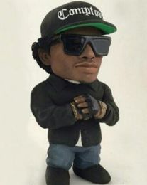 Gift for Hip Hop Lover Figurines Alkyne Legend Commemorative Resin Figurines Ornament Handmade The Late Rap Music Star Sculpture (Color: F)