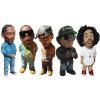 Gift for Hip Hop Lover Figurines Alkyne Legend Commemorative Resin Figurines Ornament Handmade The Late Rap Music Star Sculpture